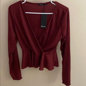 Martin crop top long sleeve